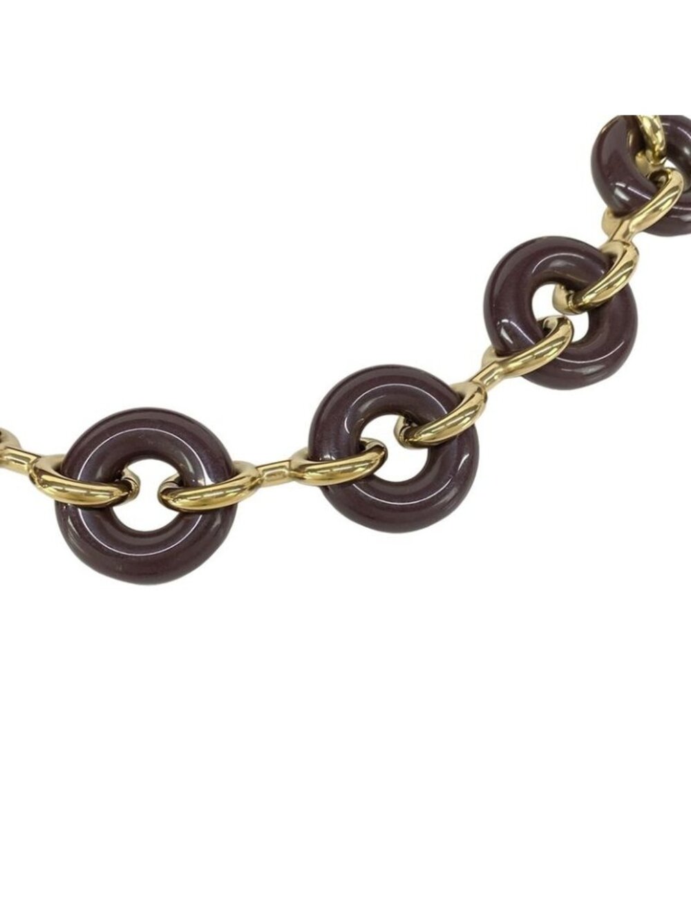 ★SOLD★ Loewe Handbag Ola Bag Bordeaux Donut Chain Strap - Picture 14 of 16